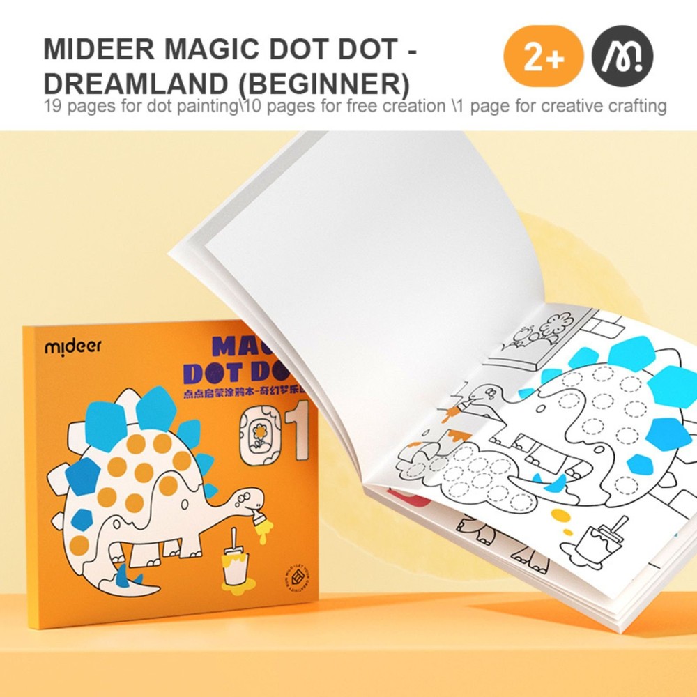 Carte de colorat pentru activități Do a Dot, pentru copii de 2 ani, începător 2