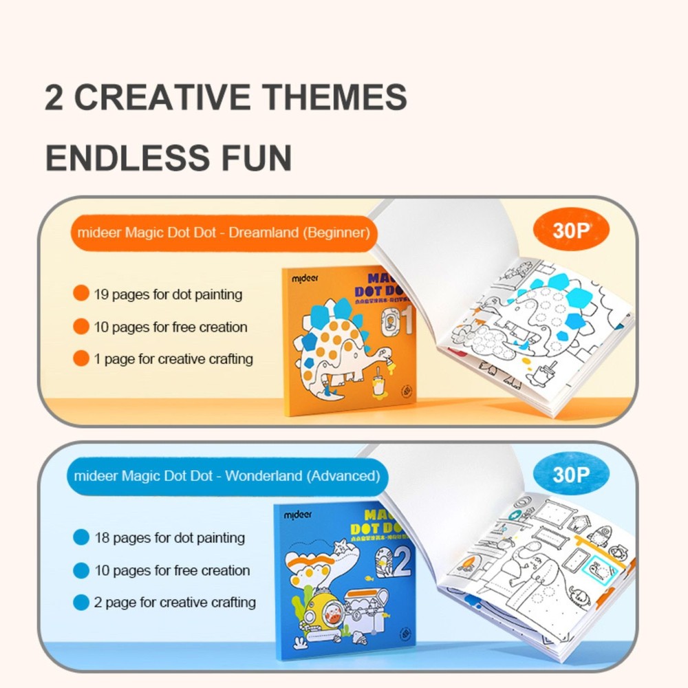 Carte de colorat pentru activități Do a Dot, pentru copii de 2 ani, începător 7