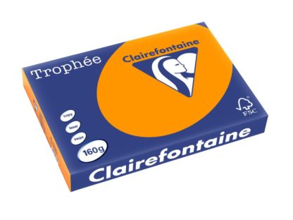 Carton color Clairefontaine Intens A3 portocaliu intens