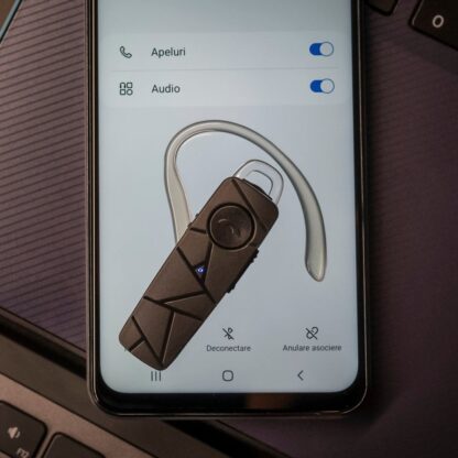 Cască Bluetooth Tellur Vox 60, încărcător auto, negru 5