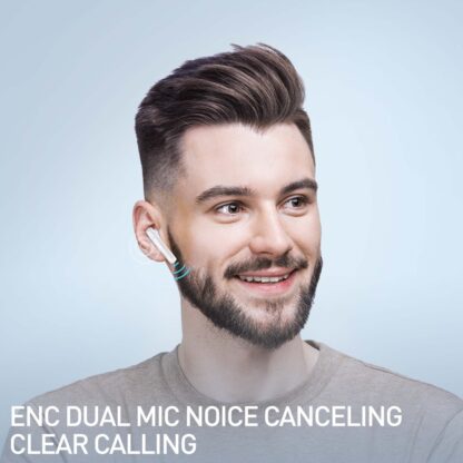 Căști Bluetooth Tellur Aura True Wireless, APP, alb 3