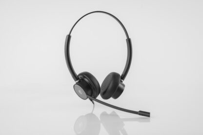 Căști cu fir call center Tellur Voice 420, binaural, USB Jack 3.5mm, negru 2