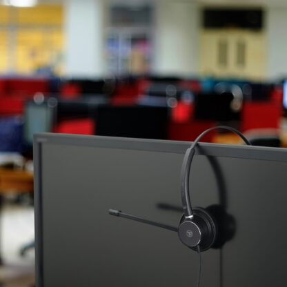 Căști cu fir call center Tellur Voice 420, binaural, USB Jack 3.5mm, negru 4