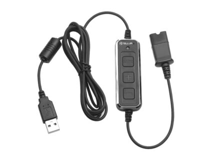 Căști cu fir call center Tellur Voice 510N, monoaural, USB, negru 3