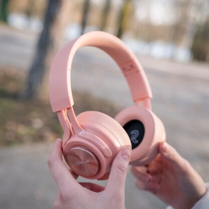 Căști Over-ear Bluetooth Tellur Feel, roz 4