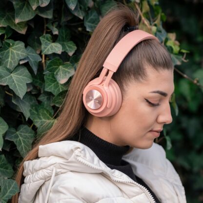 Căști Over-ear Bluetooth Tellur Feel, roz 7
