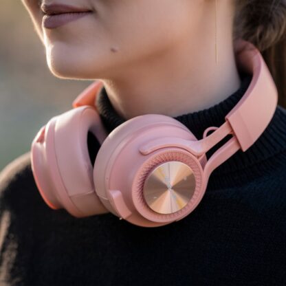 Căști Over-ear Bluetooth Tellur Feel, roz 8
