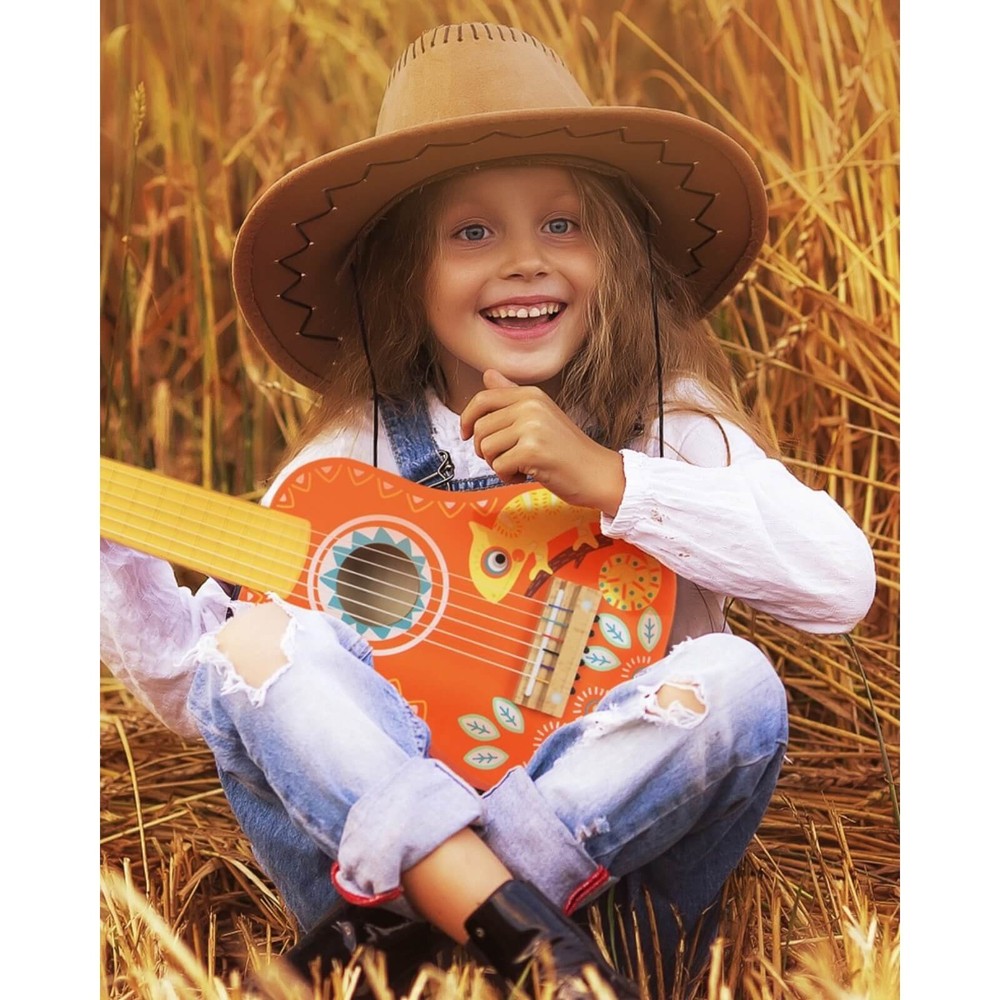 Chitară din lemn pentru copii, Jucărie Muzicală 2