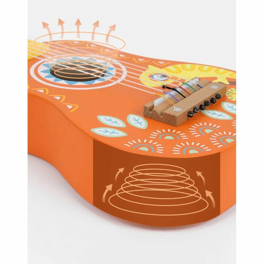 Chitară din lemn pentru copii, Jucărie Muzicală 3