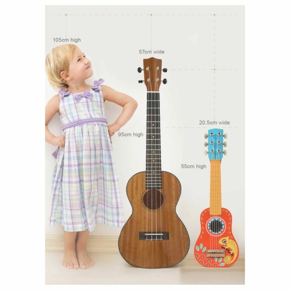 Chitară din lemn pentru copii, Jucărie Muzicală 7