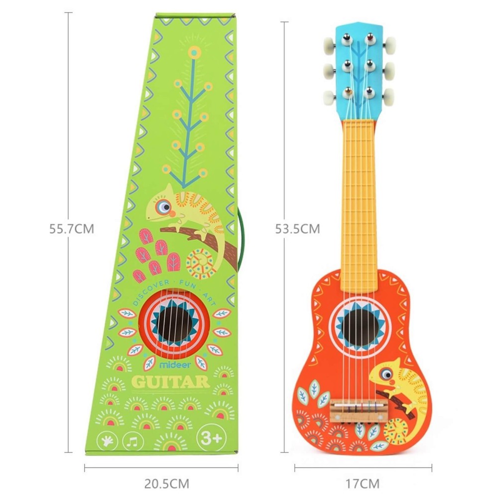 Chitară din lemn pentru copii, Jucărie Muzicală 8