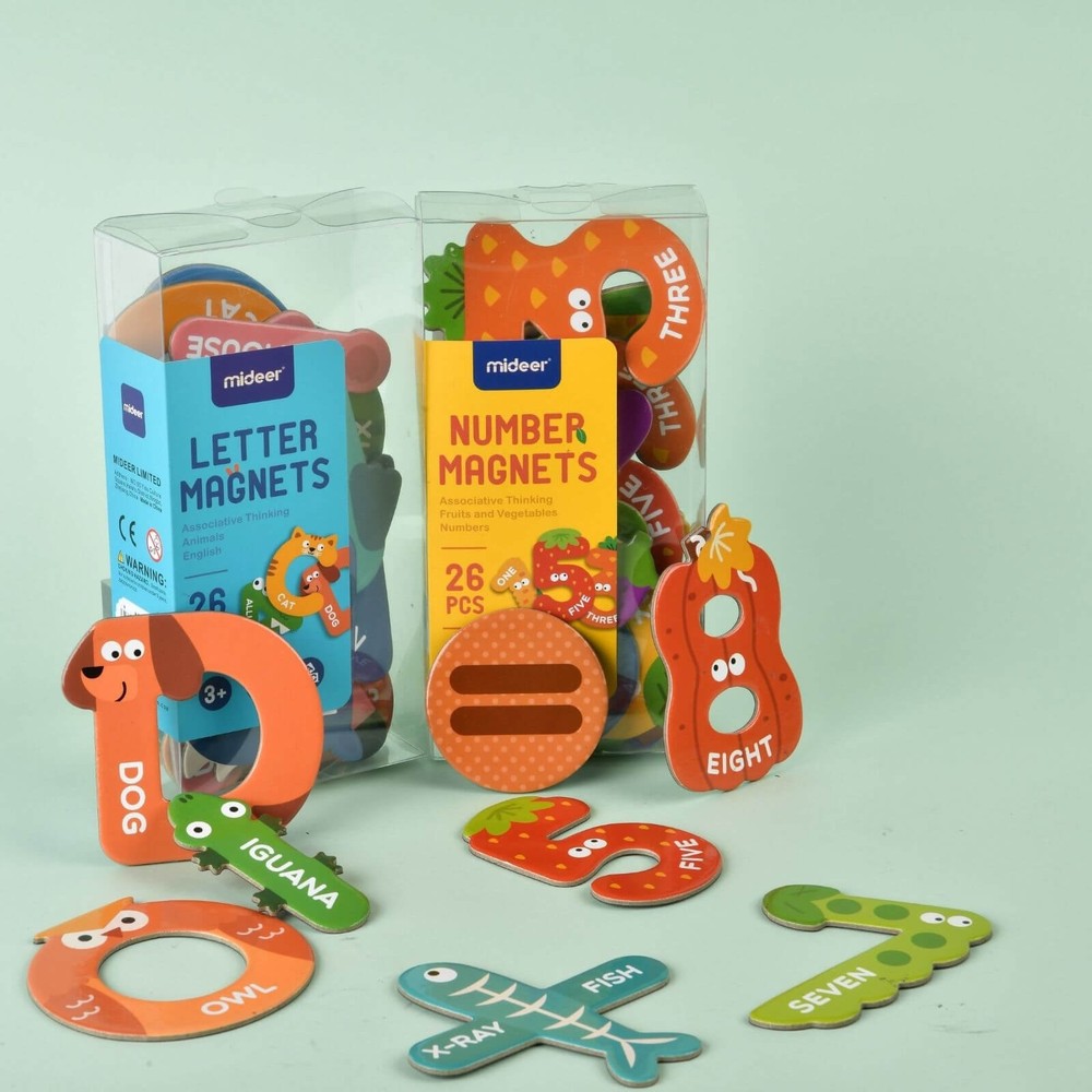 Cifre magnetice, 26 cifre și operații matematice, magnet pe tot spatele 7