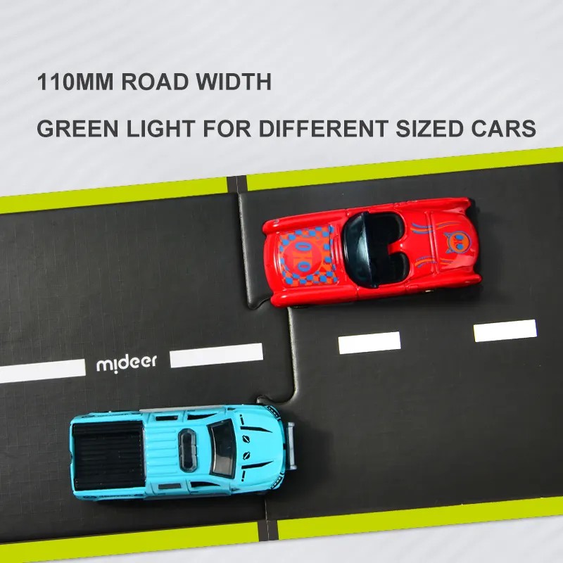 Circuit din carton, traseu auto, pentru jocul cu mașinuțele, ideal pentru jocurile de rol 10