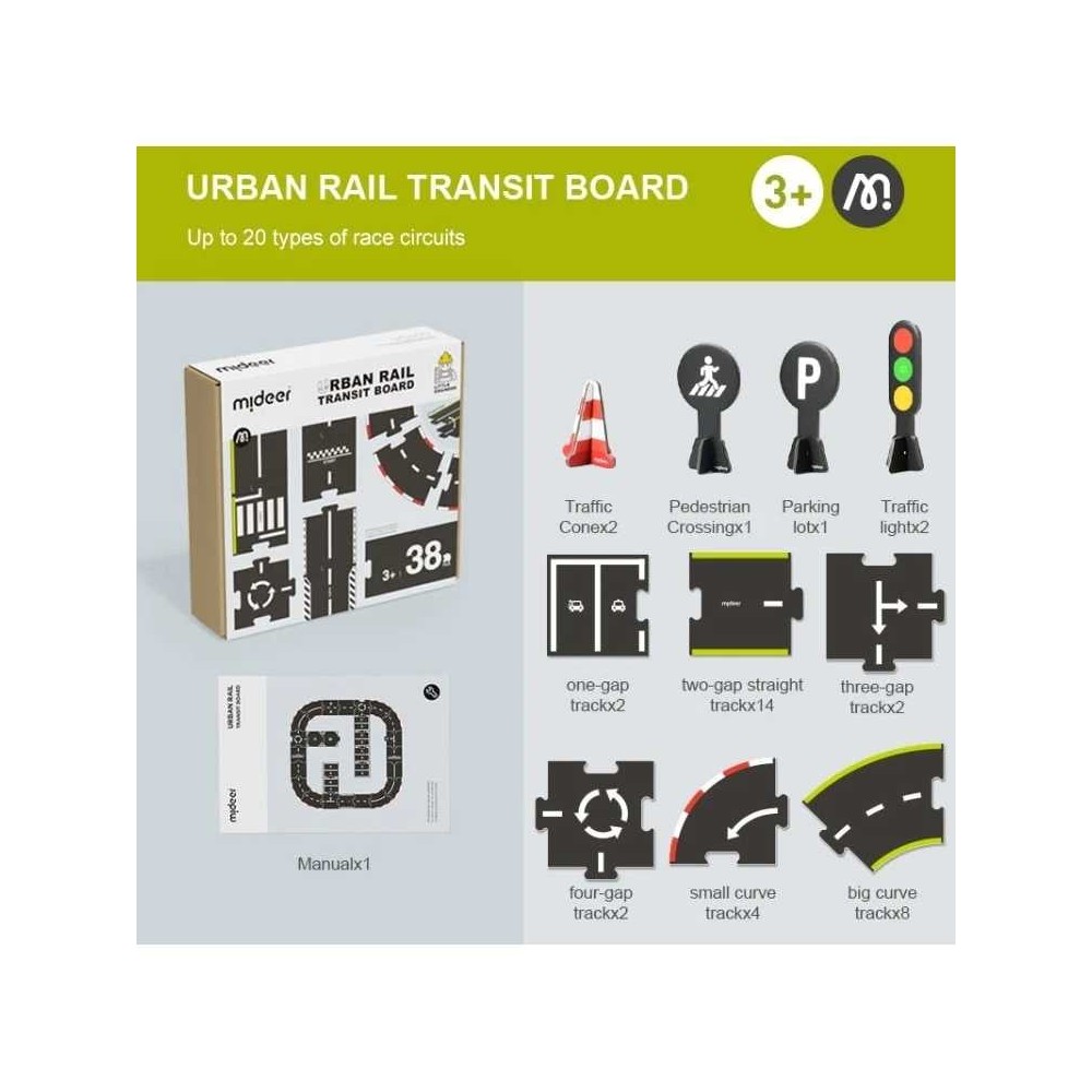 Circuit din carton, traseu auto, pentru jocul cu mașinuțele, ideal pentru jocurile de rol 6