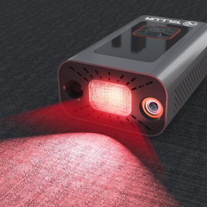 Compresor auto portabil Tellur, 150 PSI, 16L/min, 4000mAh, USB-C, aluminiu 10