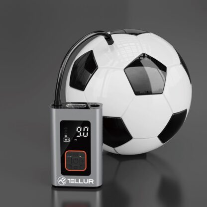 Compresor auto portabil Tellur, 150 PSI, 16L/min, 4000mAh, USB-C, aluminiu 14