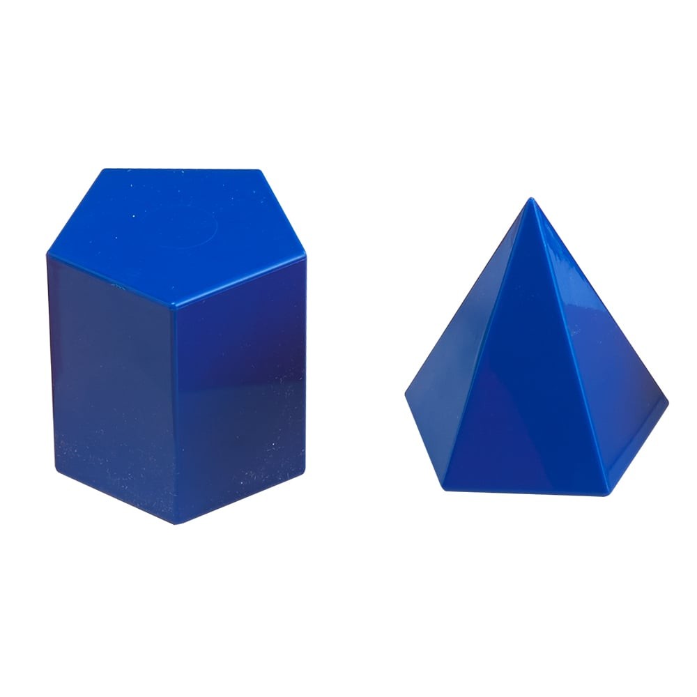 Corpuri geometrice din plastic, 12 bucăți 8 cm 9