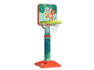 Coș de baschet pentru copii, pentru curte sau casă, cu activități pe ambele fețe darts magnetic sau inele