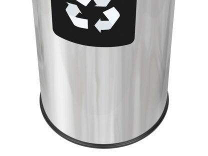 Coș inox colectare selectivă Eko Prestige 45 L - Negru 4