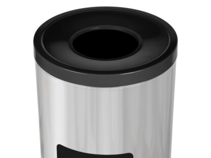 Coș inox colectare selectivă Eko Prestige 45 L - Negru 6