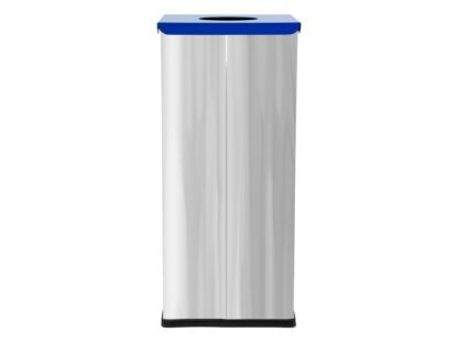 Coș inox colectare selectivă Eko Square Prestige 60 L - Albastru 3