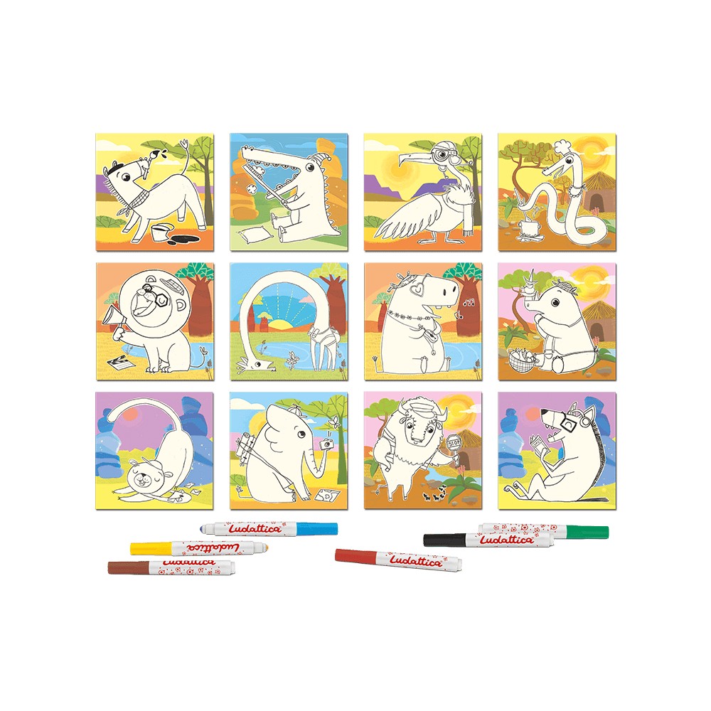 CREEAZĂ CU MINE: HAI SĂ COLORĂM CARIOCI PENTRU COPII MICI, Ludattica, 2-3 ani + 2