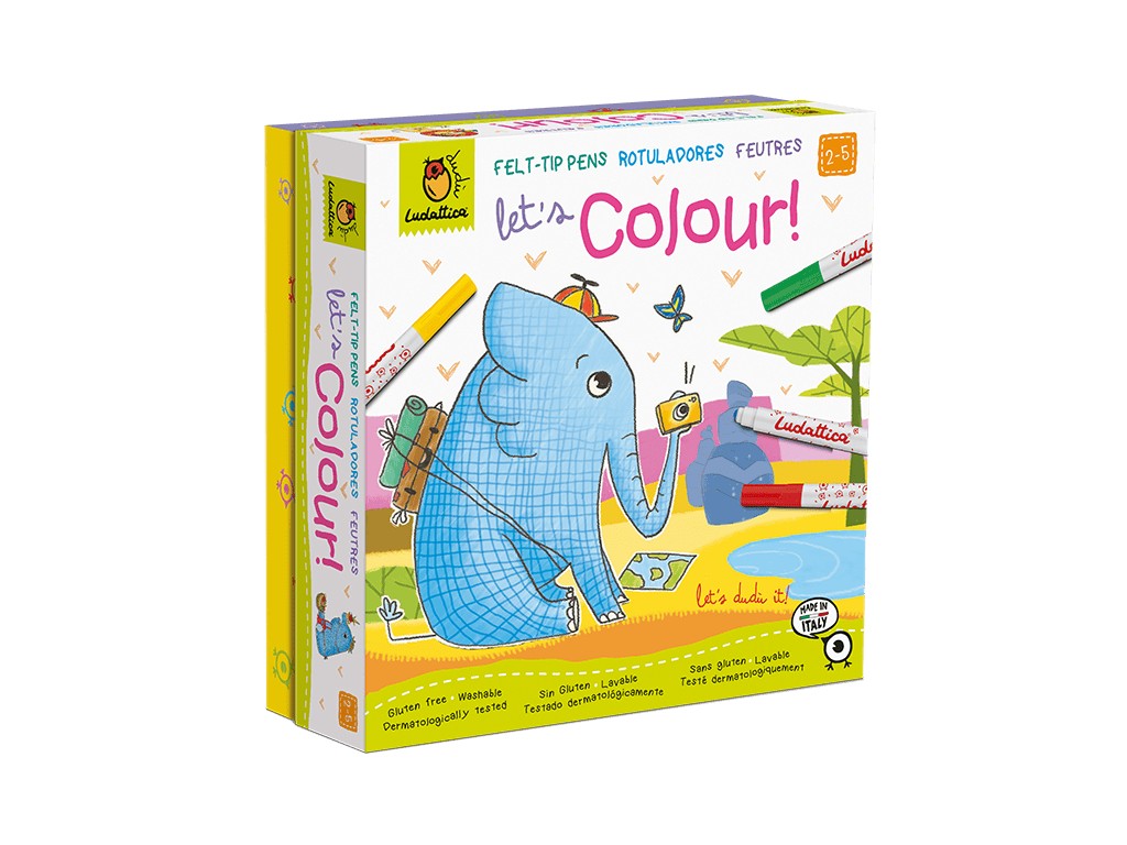 CREEAZĂ CU MINE: HAI SĂ COLORĂM CARIOCI PENTRU COPII MICI, Ludattica, 2-3 ani +