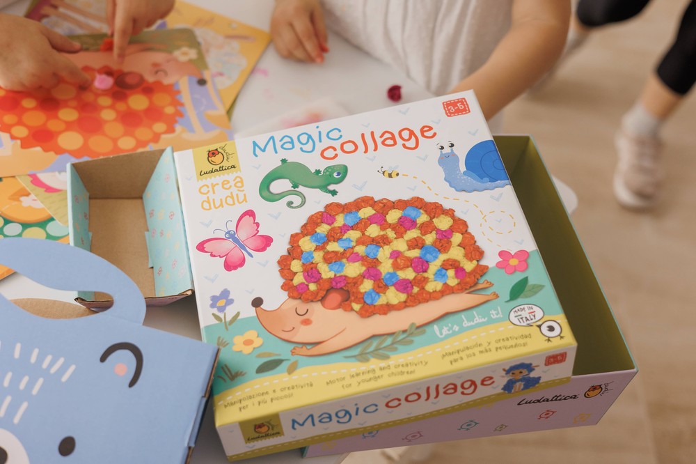 Creează cu mine, joc îndemânare Colaje magice, Ludattica, 3-5 ani 12