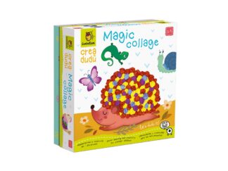 Creează cu mine, joc îndemânare Colaje magice, Ludattica, 3-5 ani