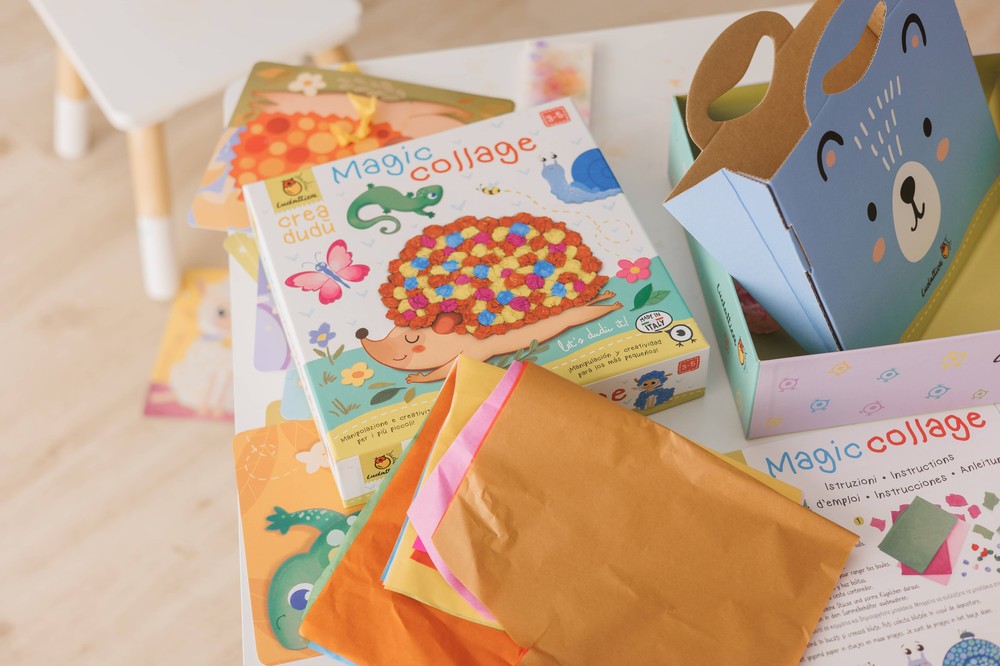 Creează cu mine, joc îndemânare Colaje magice, Ludattica, 3-5 ani 5