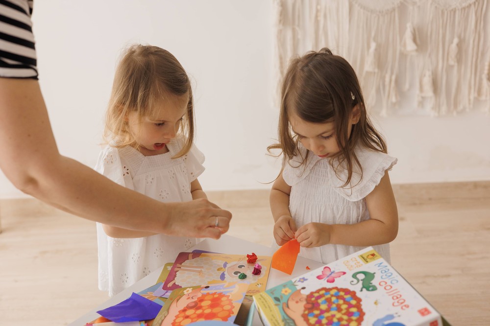 Creează cu mine, joc îndemânare Colaje magice, Ludattica, 3-5 ani 7