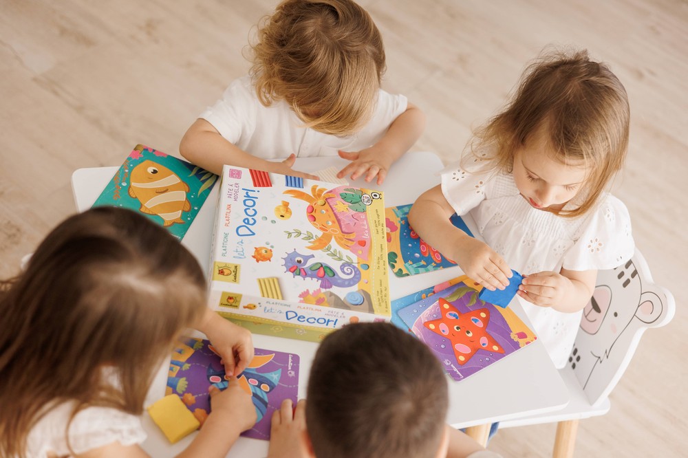 Creează cu mine, joc îndemânare Hai sa decoram, Ludattica, 2-3 ani + 8