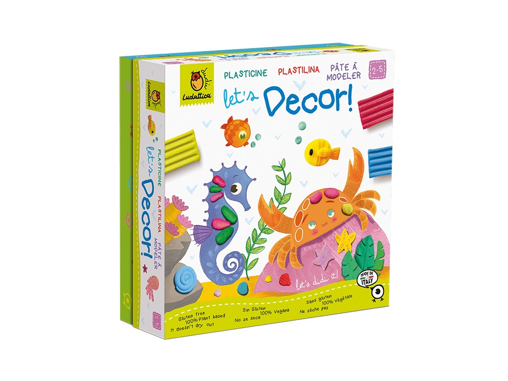 Creează cu mine, joc îndemânare Hai sa decoram, Ludattica, 2-3 ani +