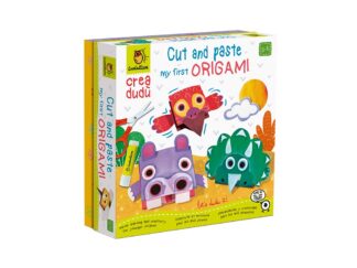Creează cu mine, joc îndemânare Taie și lipește primul meu origami, Ludattica, 3-5 ani