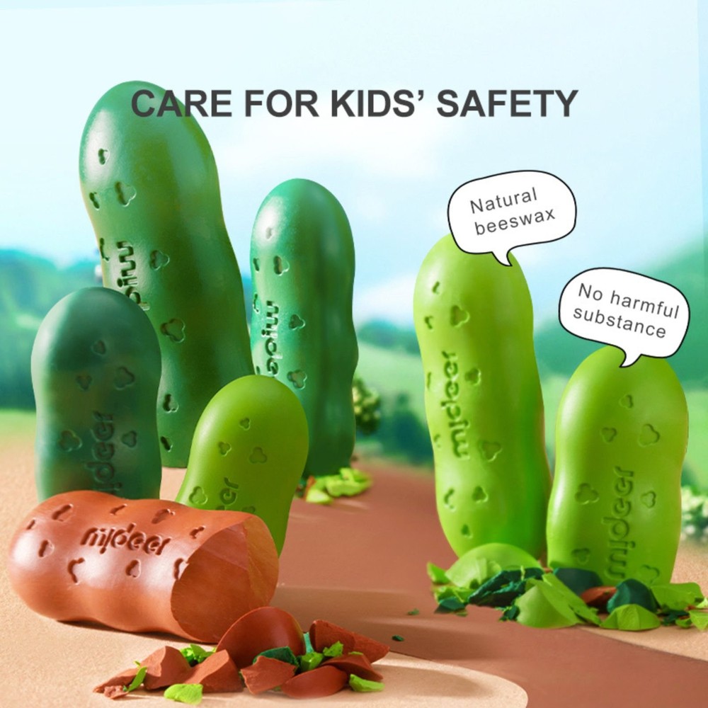 Creioane cerate pentru copii, 12 culori 12