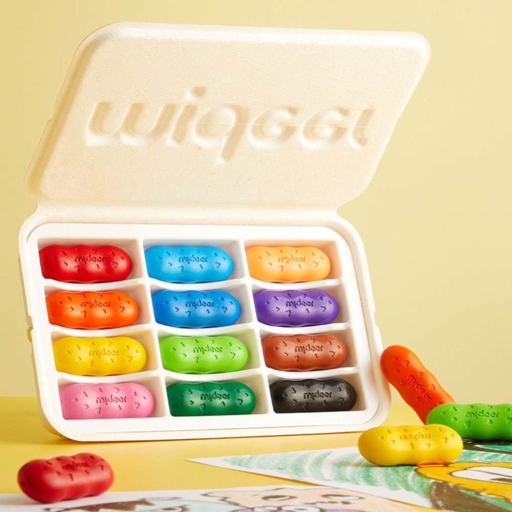 Creioane cerate pentru copii, 12 culori 3