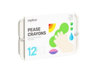 Creioane cerate pentru copii, 12 culori