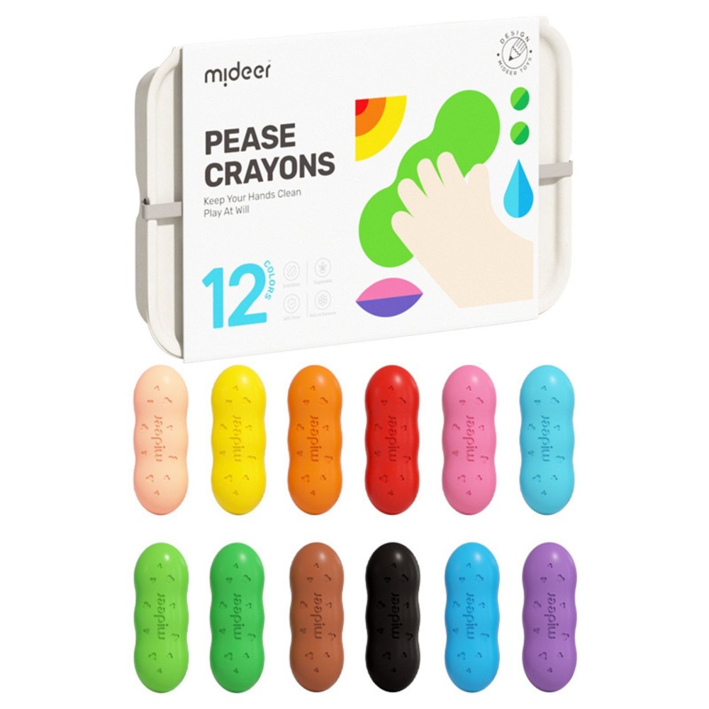 Creioane cerate pentru copii, 12 culori 4