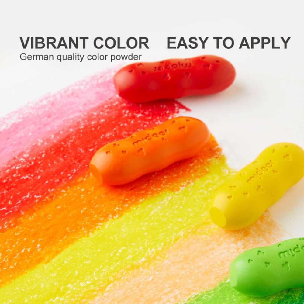 Creioane cerate pentru copii, 8 culori 10