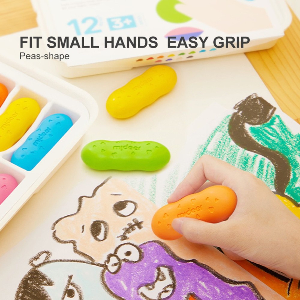 Creioane cerate pentru copii, 8 culori 8