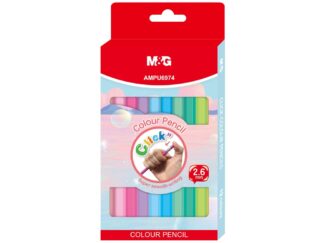 Creion colorat mecanic din plastic M&G set 12 culori diverse