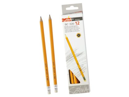 Creion cu gumă Scriva 12/set