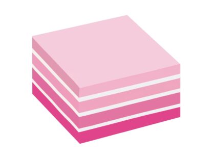 Cub notițe adezive Post-it® Pastel roz 2