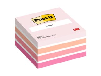 Cub notițe adezive Post-it® Pastel roz