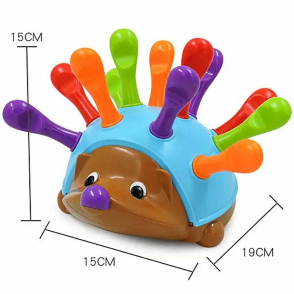 Culorile Ariciului, Jucărie motricitate și sortare culori, Arici cu Țepi, Ariciul Spike 18 luni+ 8