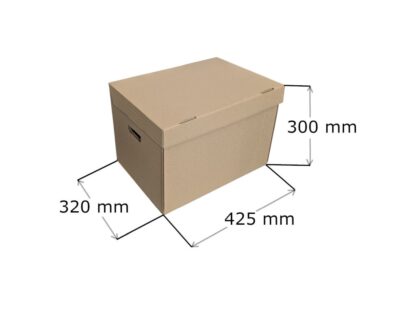Cutie pentru depozitare din carton 425 x 320 x 300 mm 4