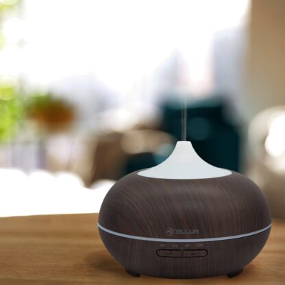 Difuzor Aromaterapie WiFi Tellur Smart, 300ml, LED, Maro închis 2