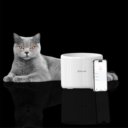 Dispenser apă animale WiFi Tellur Smart, 2L, Alb 2