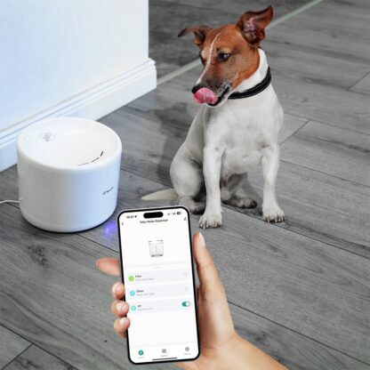 Dispenser apă animale WiFi Tellur Smart, 2L, Alb 4