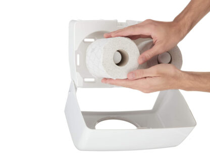 Dispenser Aquarius hârtie igienică rolă mică, Kimberly-Clark 4